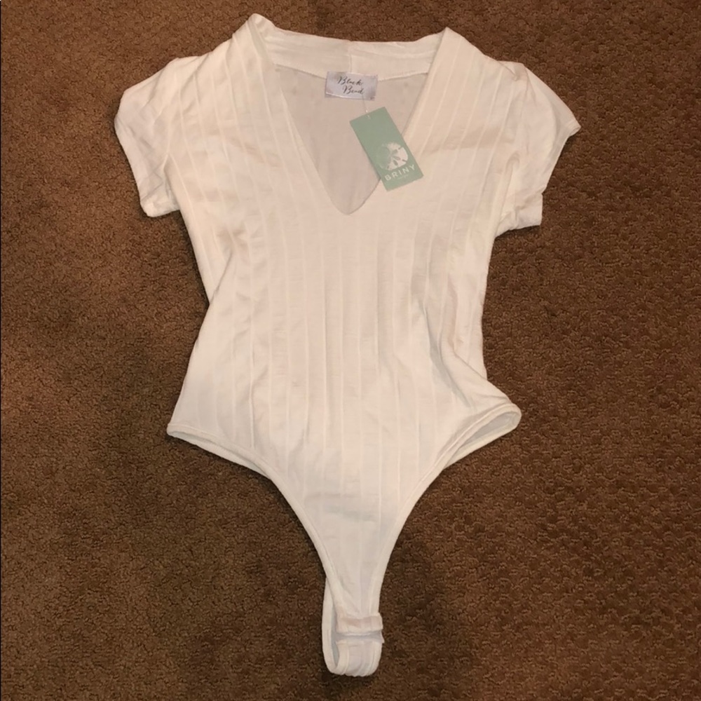 Women’s plunging v-neck body suit